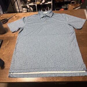 PETER MILLAR L  Active Hole In One Performance Jersey Polo Shirt $110
